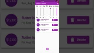 Spending tracker app - Flutter
