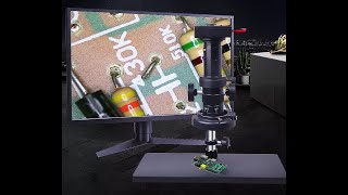 Hd Industry Microscope Vga Hdmi 0.7-4.5X Ccd 21-135X