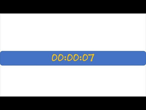 Real Count Down Clock using Power Point and VBA