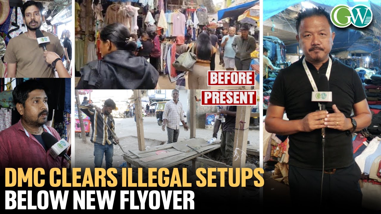 DMC BEGINS DEMOLITION OF TEMPORARY STRUCTURES UNDER NEW FLYOVER & STATION ROAD