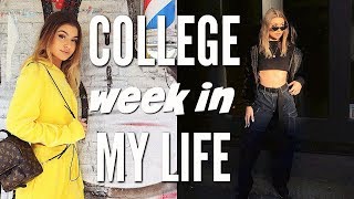 COLLEGE WEEK IN MY LIFE | mini hauls, youtube events, + more
