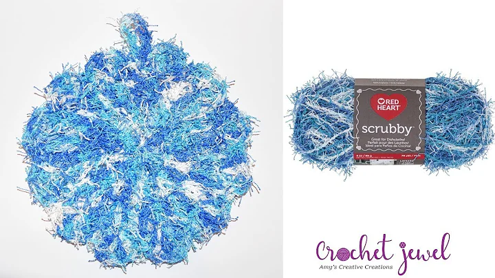 Quick and Simple Crochet Dishcloth Scrubber Tutorial