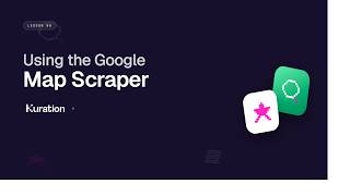 Using Google Map Scraper
