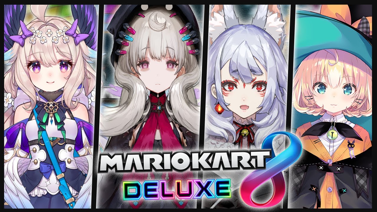 [ Ethyria Collab ]  MARIO KART 8 WITH THE GIRLS✰【NIJISANJI EN | Nina Kosaka】