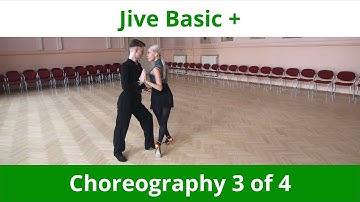Jive Advanced Basic Choreography 3 of 4 - Chicken Walks & Sugar Push