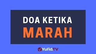 Doa Ketika Marah – Poster Dakwah Yufid TV