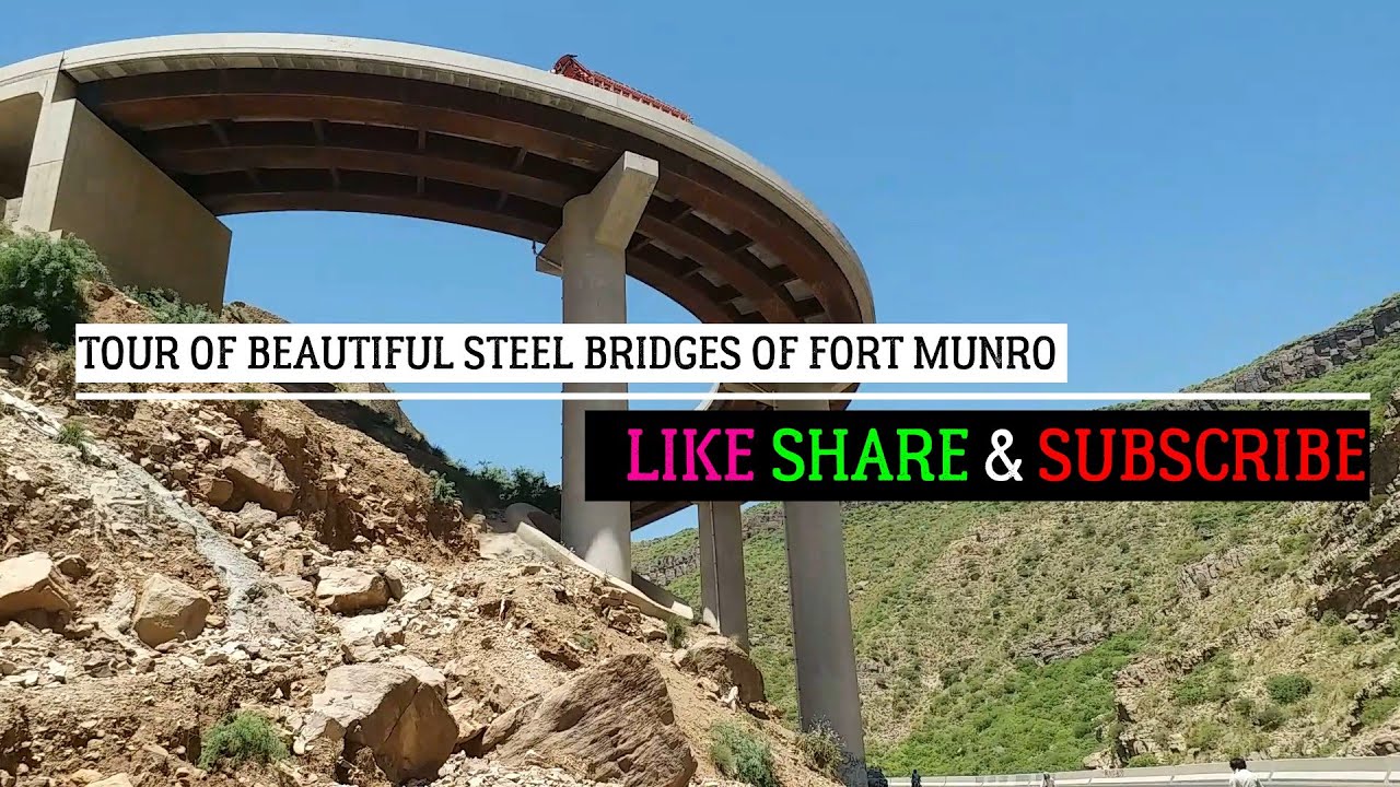 Bike Tour of Beautiful Steel Bridges of Fort Munro Part 1 Murree of