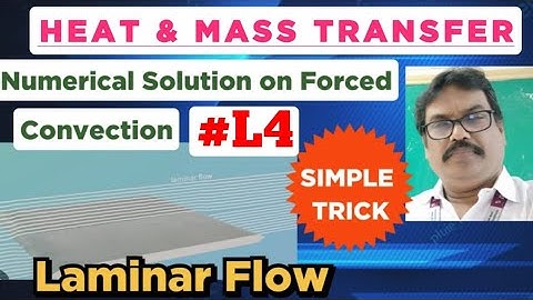 Heat & Mass Transfer | Forced Convection | Heat Flow over a flat plate | In English #GATE