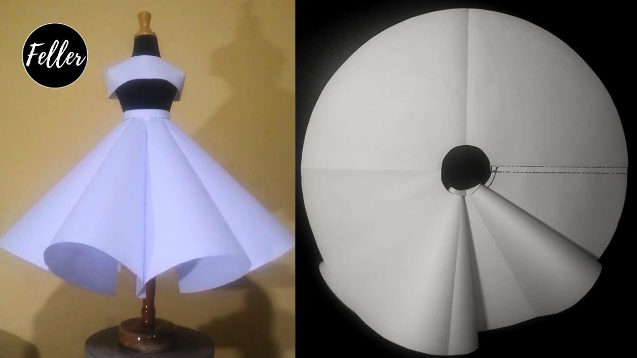 ¡Falda Doble Circular! con Fórmula del Radio y Telas Recomendadas