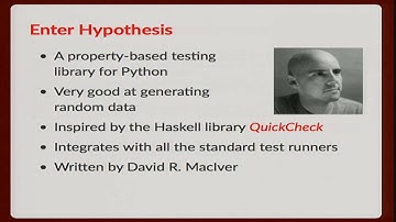 Pycon UK 2016: An Introduction to Property Based Testing