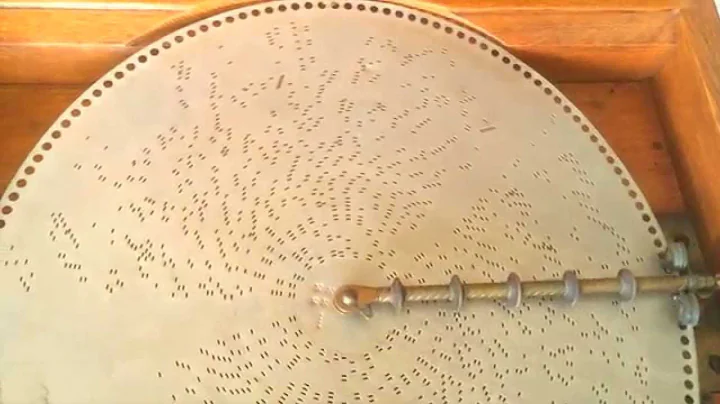 Antique Regina Music Box Disc "Kathleen Mavourneen...
