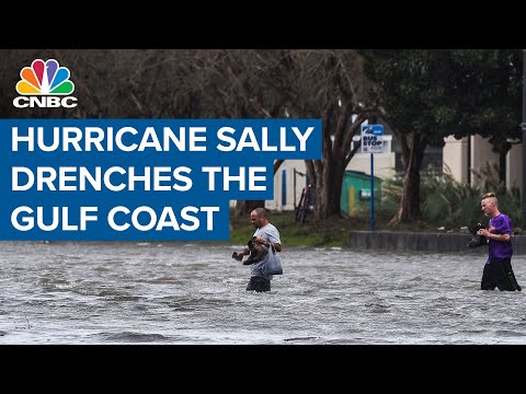 Hurricane Sally drenches the Gulf Coast of Florida and Alabama