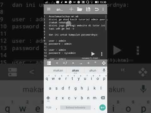 Tutorial Deface POC Admin Weak Password