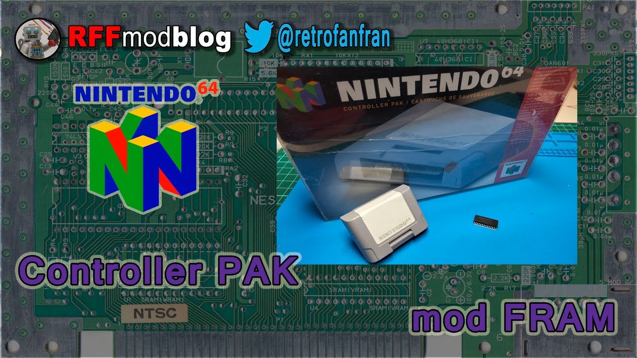 N64 - Controller Pak FRAM mod