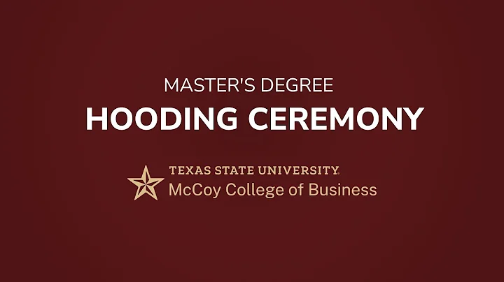 McCoy College of Business Hooding Ceremony – Fall 2025