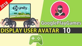 Full Unity Google play game services Display user Avatar [10] Guide