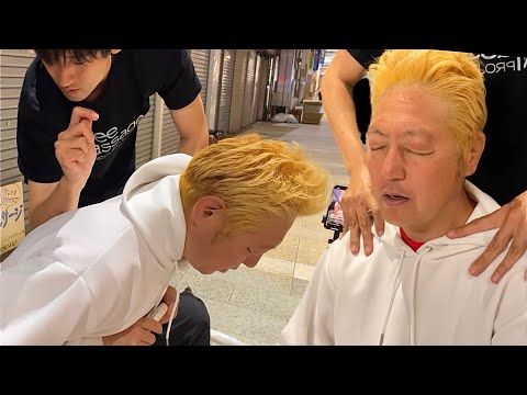 ASM仕事帰りの疲れた男性に肩もみ！同じマッサージ師だって？！！