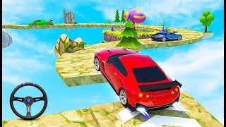 Mountain Climb Stunts - 3D Mega Ramp Tracks Car Games - Android GamePlay screenshot 5