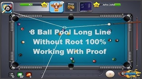 How To Get 8 Ball Pool Long Line Or Unlimited Guideline 100% Working 2022