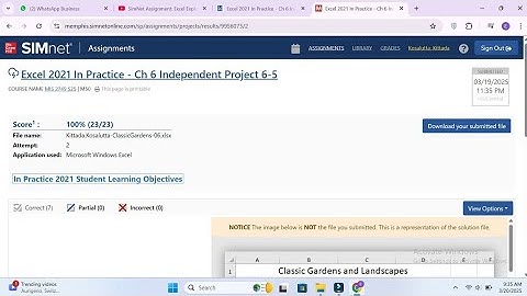 Excel 2021 (2024) In Practice - Ch 6 Independent Project 6-5 | Classic Gardens-06.xlsx | Chapter 6