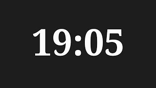 19 Minutes 5 Seconds Countdown Timer