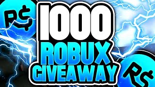 Roblox  1000 ROBUX Giveaway 