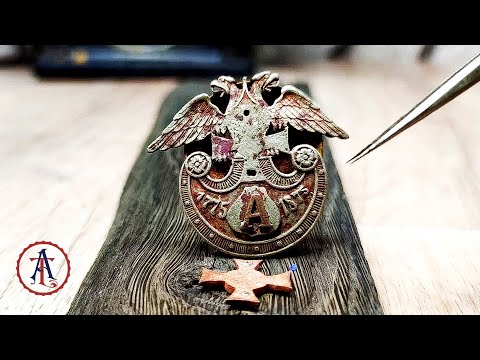 Восстановление редкого царского знака.Реставрация артефактов.