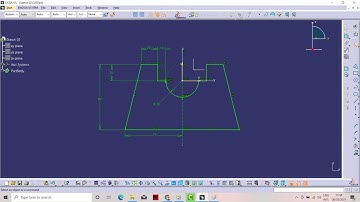 Nguyễn Hồng Thắng |Video 05 - Hướng dẫn vẽ Sketch Catia (bài 02)