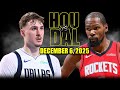 Houston Rockets vs Dallas Mavericks Full Game Highlights – December 6, 2025 | NBA Season