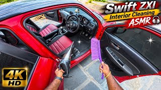 🚗 Swift ZXI+ Interior Cleaning ASMR | Satisfying Vacuum & Brush Sounds | 4K HD | Relaxing ASMR |  screenshot 1