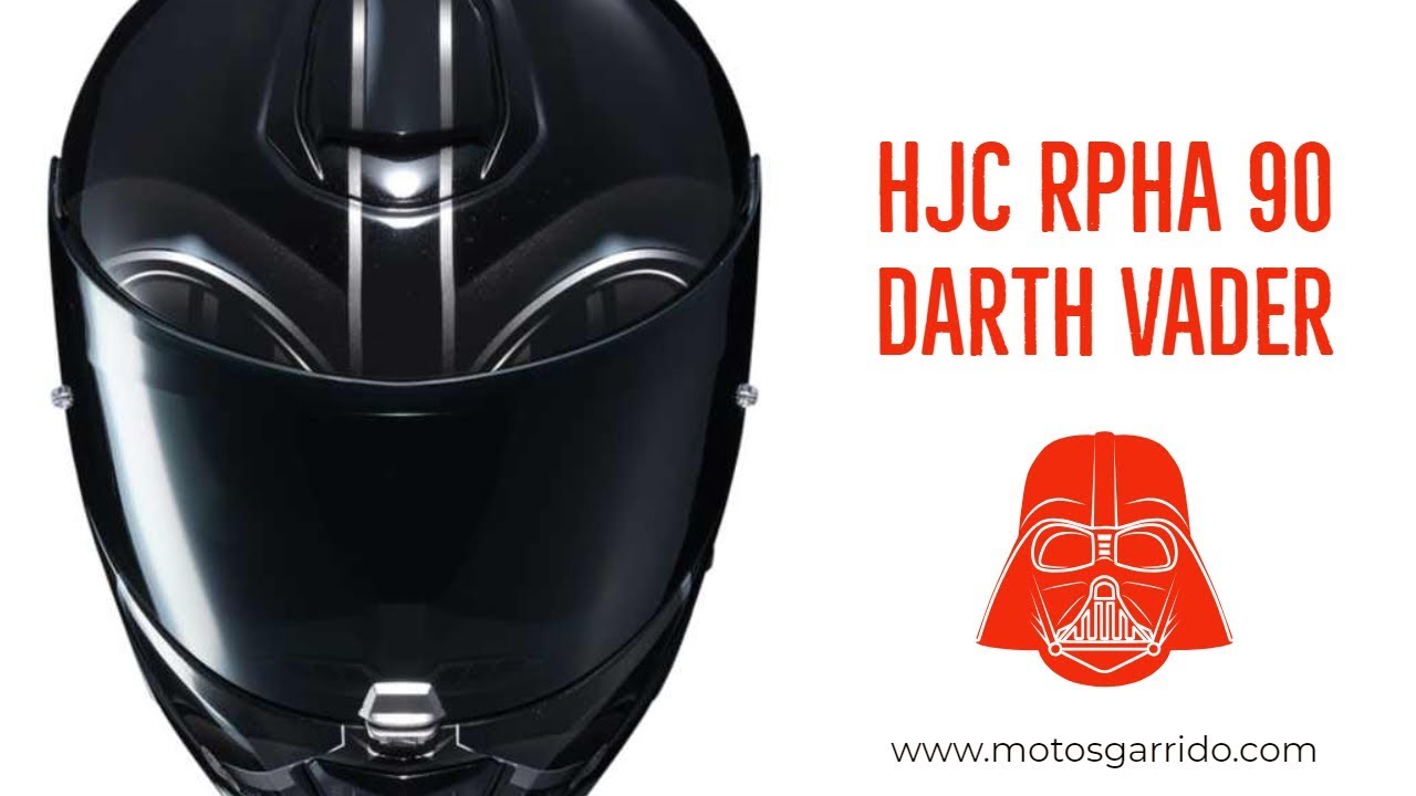 DARTH VADER HJC RPHA 90 | MOTOS GARRIDO - YouTube