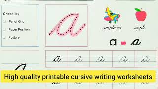 best of cursive alphabets a to z worksheets free watch download todaypk