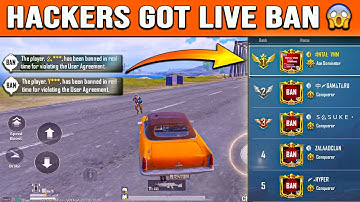 Hackers Got Live Ban in Conqueror lobby 😱- SAMSUNG A3,A5,A7,J2,J5, J7,S5,S6,S7,S9,A10, A20,A30,A50