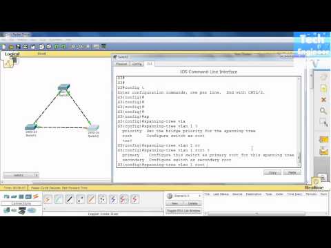 Configure STP (Spanning Tree Protocol) in Switches