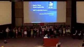 Green Section Cheer HOBY RPI 07