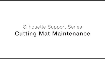 Silhouette Support Series | Cutting Mat Maintenance | English Subtitles