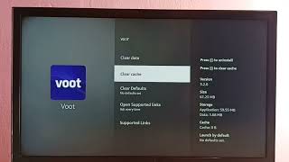 Amazon Fire TV Stick : How to Clear Cache of VOOT App screenshot 5