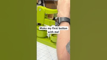 Impulsively got a button maker today. Make a button with me! #asmr #crafting #craftideas #diy
