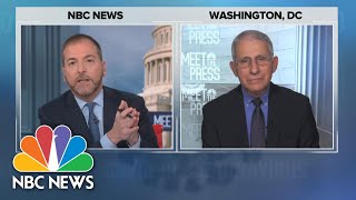 Full Fauci Interview: 'Too Premature' To Pull Back On Covid Protections | Meet The Press | NBC News