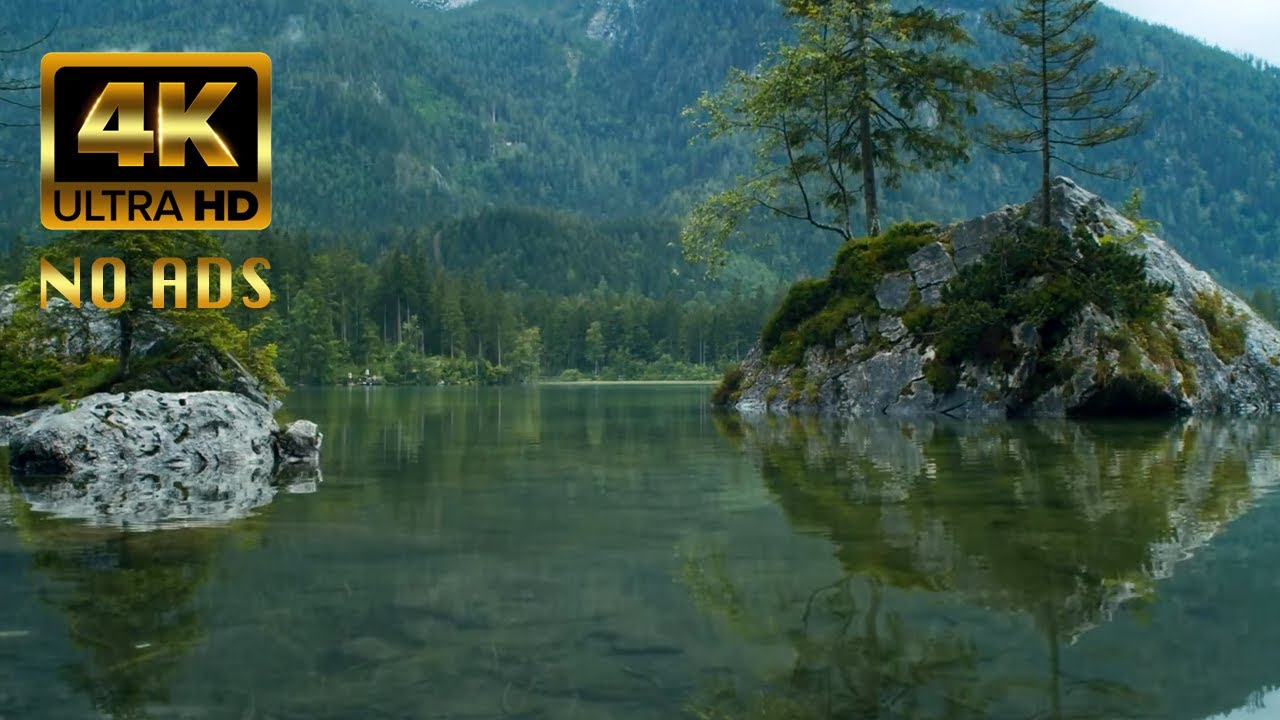 Спокойное озеро Блисс. 🐠 ASMR природы в 4K