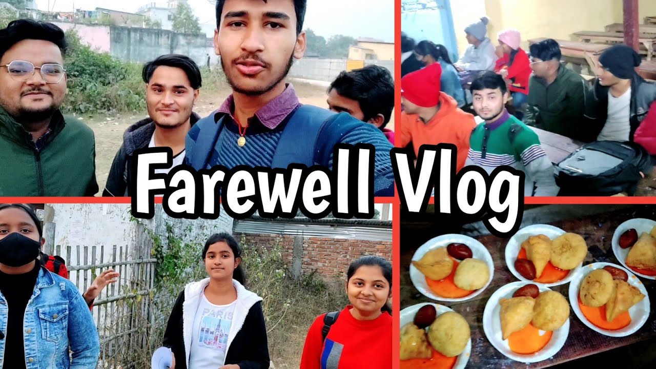 Farewell Vlog II Class 12th I Memorable Day I - YouTube