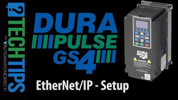 DURApulse GS4 VFD EtherNet/IP Part 1: How to Setup EtherNet/IP from AutomationDirect
