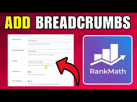 How To Add Breadcrumbs In Rank Math (2026) (Best Method)