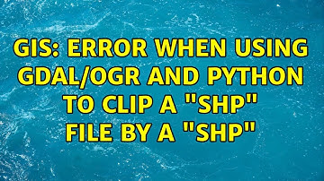 GIS: Error when using gdal/ogr and python to clip a "shp" file by a "shp"