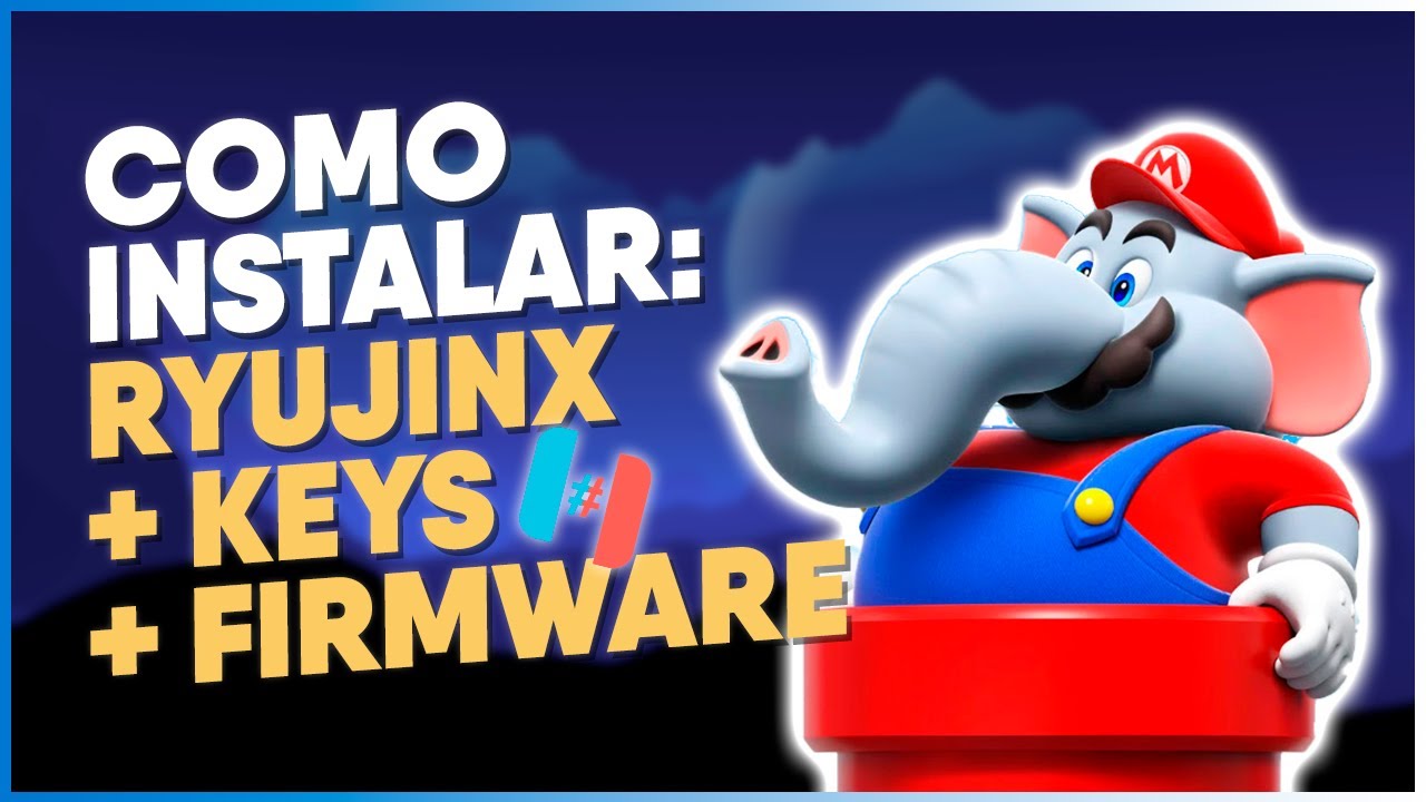 Como instalar RYUJINX+MODS+FIRMWARE+DLC+UPDAT+KEYS+JOGOS+DICAS