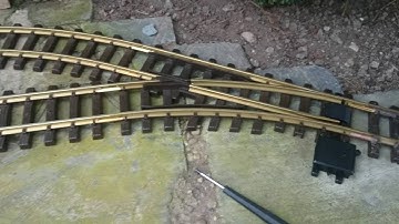 Building my first garden railway vid 5 LGB points