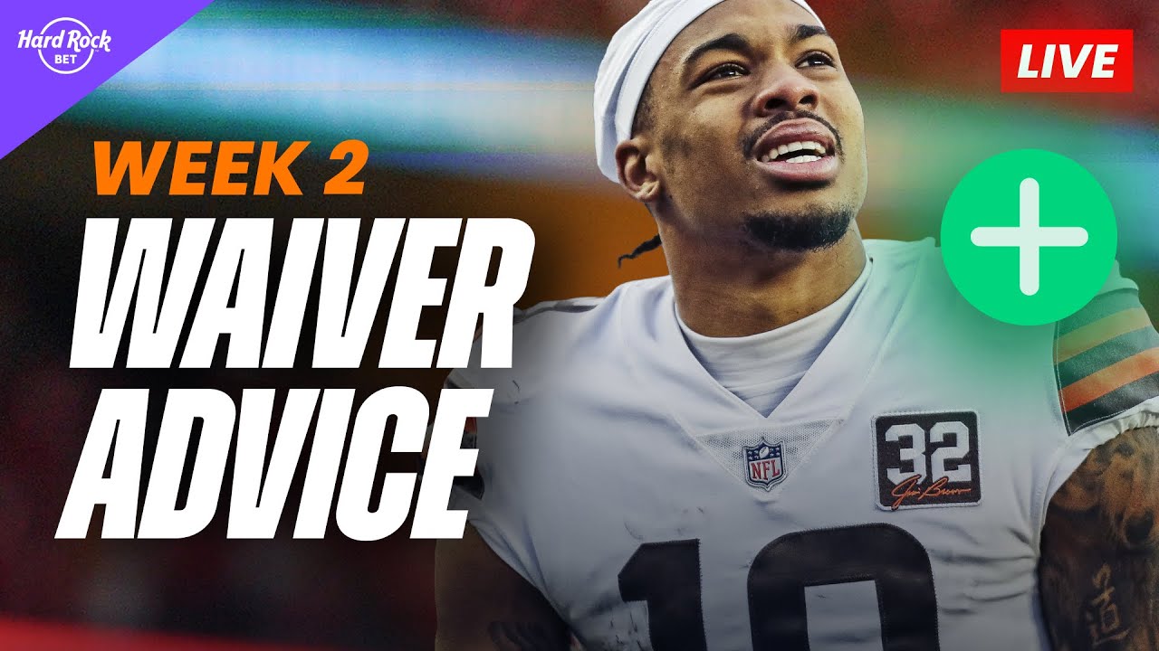 Fantasy Football Waiver Wire Advice | Players to Add & Drop (Week 2)