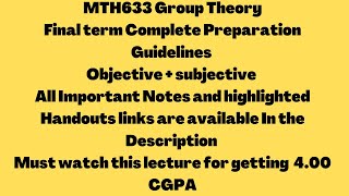 Mth633 Final term preparation||Full details about Objective and subjective||Onesteptosucess