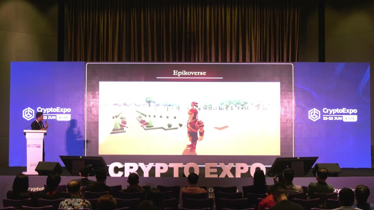 EPIKO REGAL speaking at Crypto Expo Asia 2022, Singapore