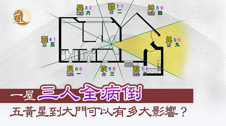 風水實例〡一屋三人全病倒，五黃星到大門可以有多大影響？探頭山及退田筆實例分享 - 天天要聞